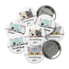 I'm Watching You - Cat Design - Button Pin Badge