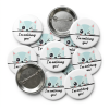I'm Watching You - Cat Design - Button Pin Badge