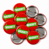 Naughty Button Pin Badge