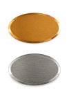 Oval Metal Name Badge 64mm x 34mm