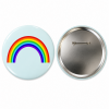 Rainbow Button Pin Badge