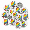 Rainbow Cat Button Pin Badge