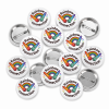 Rainbow Connection Button Pin Badge