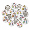 Rainbow Unicorn Button Pin Badge