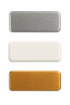 Rectangle Metal Name Badge 62mm x 25mm