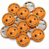 Spiders Web Halloween Button Pin Badge