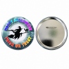 Witch Halloween Button Pin Badge