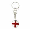 England Shopping Trolley Keyring