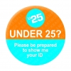 Under 25 - Orange/Blue Pin Badges