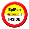 EpiPen Inside Button Pin Badge