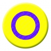 Intersex Button Pin Badge