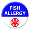 Fish Allergy Alert Badge