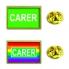 Carer Insert Lapel Pin - Rectangle 21x13mm