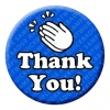 Thank you Clap Button Pin Badge