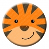 Tiger Button Pin Badge