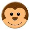 Monkey Button Pin Badge