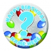 Balloon Birthday Badge