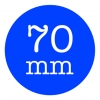 Custom Paper Stickers 70mm Round