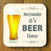 Beer Time Personalised Coaster