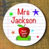 Teacher Personalised Coaster