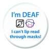 Deaf Awareness Button Pin Badge