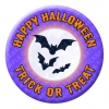 Bat Halloween Button Pin Badge