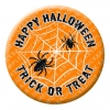 Spiders Web Halloween Button Pin Badge