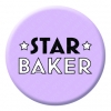 Star Baker Button Pin Badge