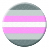 Demigirl Button Pin Badge