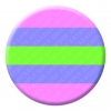 Trigender Button Pin Badge