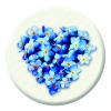 Forget me not heart Button Pin Badge