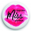 Kiss the Miss Goodbye Hen Party Badge