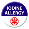 Iodine Allergy Alert Badge
