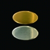 Oval Metal Name Badge 64mm x 34mm
