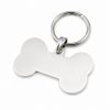 Polished Chrome or Brass Plated Small Bone Pet Tag