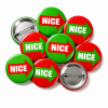 Nice Button Pin Badge