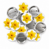 Daffodil Button Pin Badge