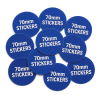 Custom Paper Stickers 70mm Round