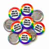 Ask me about my pronoun Button Pin Badge