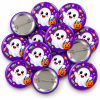 Trick-or-Treat Ghost Halloween Badge
