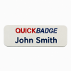 Custom Plastic Name Badge 76mm x 25mm