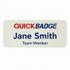 Custom Plastic Name Badge 76mm x 30mm