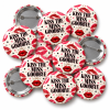 Kiss the Miss Goodbye Hen Party Badge