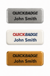 Rectangle Metal Name Badge 62mm x 25mm
